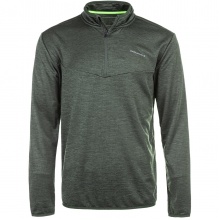 Endurance Fleece Pullover Ledger Midlayer with Zip Dark Green Men